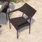 Flash Furniture Espresso PE Rattan Wicker Patio Dining Chair, 4PK 4-TT-TT002-ESP-GG - alternate 6
